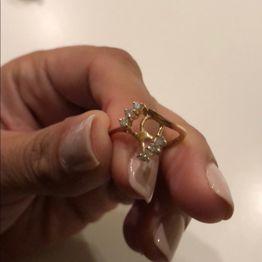 Gold Engagement ring 14k